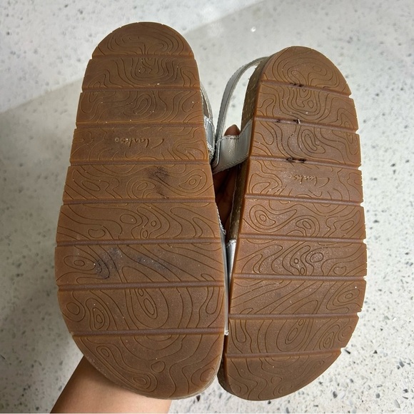 Clarks Air Spring Silver Metallic Sandals Water Friendly​​ - Picture 6 of 7